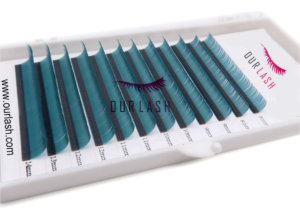 Wholesale Eyelashes From China Turquoise Colored Lash Extension Trays