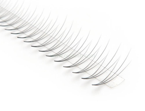 China Eyelash Manufacturer Short Stem 3D Fan Volume Eyelash Extension Wholesale