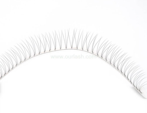 China Lash Factory Short Stem 3D Fan Volume Eyelash Extensions