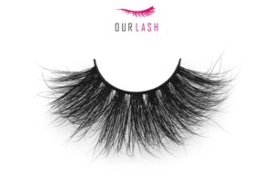 Buy 3D Long Mink False Eyelashes from Mink Lashes Vendor / 22mm Lashes