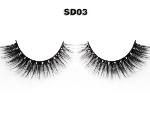 China OEM Lashes / Buy Bulk Short 3D Silk Lashes Vendor SD03