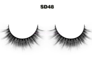 Bulk Short 3D Silk Eyelash Wholesale / 3D Faux Mink Eyelash Vendor Wholesale SD48