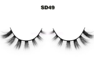 Bulk Short 3D Silk Lashes Wholesale / 3D Faux Mink Eyelash Vendor Wholesale SD49