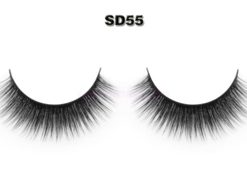 Bulk Short 3D Silk Lash Suppliers / 3D Faux Mink Eyelash Wholesale SD55