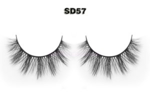 Bulk Short 3D Silk Lashes Suppliers China / 3D Faux Mink Eyelash Wholesale SD57