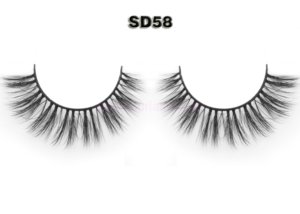 Bulk Short 3D Silk Eyelash Suppliers China / 3D Faux Mink Eyelash Wholesale SD58
