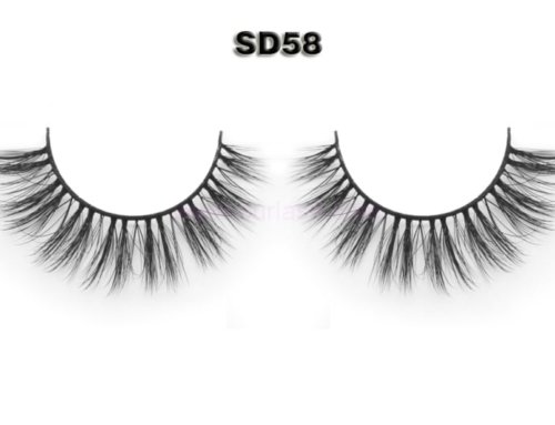 Bulk Short 3D Silk Eyelash Suppliers China / 3D Faux Mink Eyelash Wholesale SD58