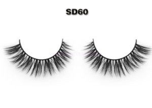 Bulk Short 3D Silk Lashes Vendors China / 3D Faux Mink Eyelash Wholesale SD60