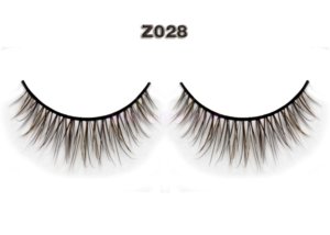 Natural Color Mink Eyelash / Brown False Eyelash Wholesale Distributor Z028