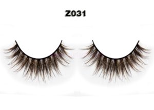 Colored Mink Eyelash Manufacturer / Brown False Eyelash Wholesale Vendors Z031