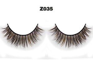 Colored Mink Eyelash Manufacturer / Brown False Lashes Wholesale Suppliers Z035