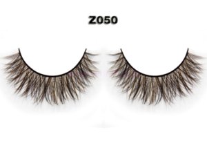 Order Coloured Mink Eyelash / Buy False Eyelashes Wholesale Bulk Z050