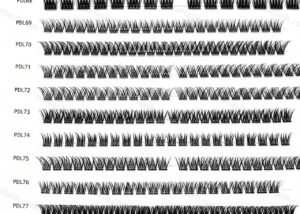 Pre-Glued Lash Extension Clusters Wholesale